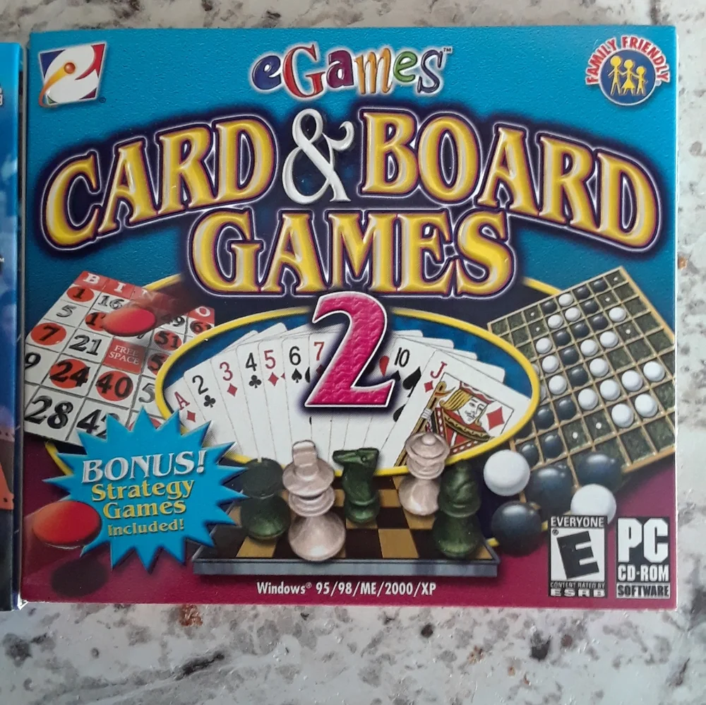 PC Games-Card and Board Games + TV Tycoon New and Sealed Vintage
